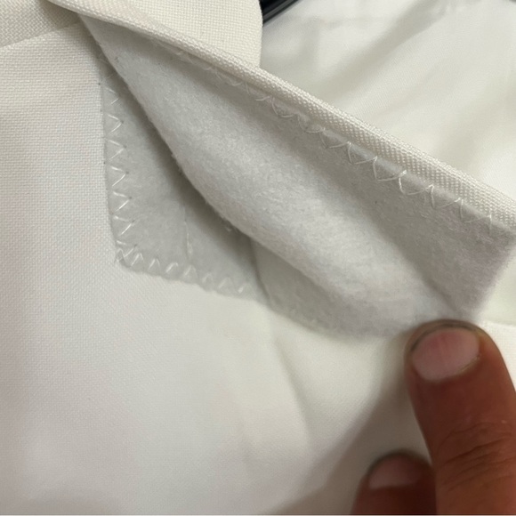 Lucci Collezione Mens Italian White Sz 44R Hand Tailored Blazer Suit Jacket New - Picture 8 of 16